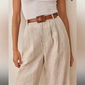 Reformation Vesta Linen Pant Size 8 NWT